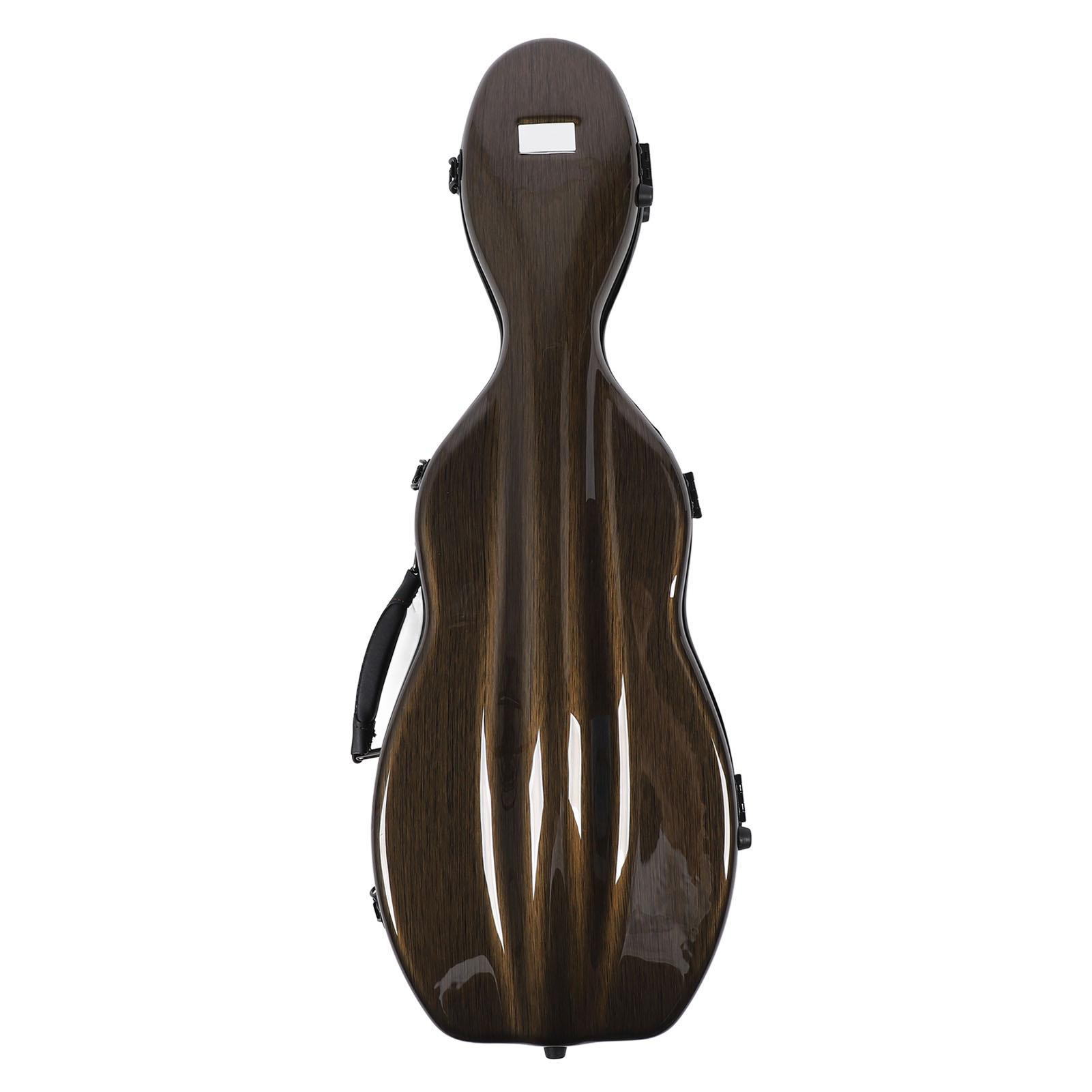 

Violin Case Hard Carbon Fiber Carry Box Super Lightweight Portable with Hygrometer