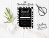 Darling Souvenir Black Birthday Invitation Card Printable Fill or Write In Blank Invites Party Supplies Pack Of 28 5 X 7