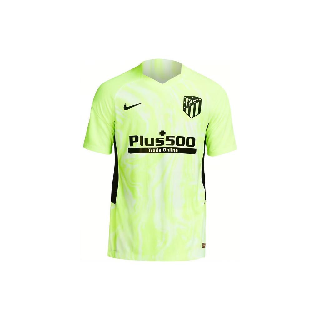 Nike Atletico Madrid 2020-2021 Vapor Third Jersey Neon Yellow Men Streetwear CK7650-703