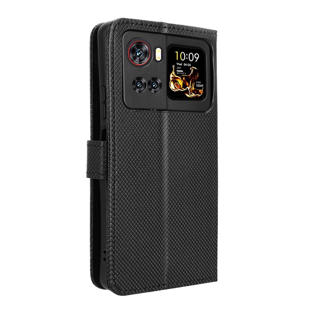 Pro Cubot X100 Kožené pouzdro typu peněženka s popruhem Telefonní kryt s diamantovou texturou