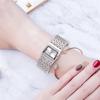 Women's Stainless Steel Quartz Watch Rhinestone Crystal Analog Wrist Watch