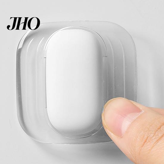 Easy Installation Wall Protection Pad 3Pcs/Set Silicone Door Stopper Punching Free Mute Stickers Noise Reduction Protectors Handle Hardware
