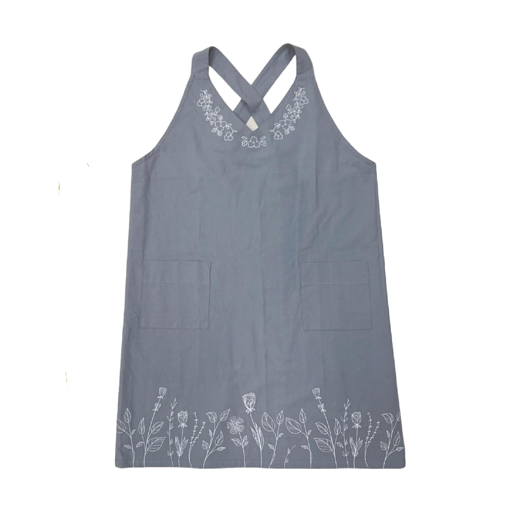 

Apron Home Dress Apron Gray 60 x 93 cm [Maruwa Boeki] 4009456-01 Size Approx. серый