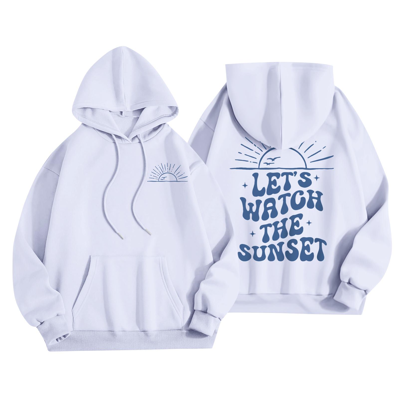 

Женская мода, женский легкий пуловер с длинными рукавами и карманами, толстовка с капюшоном в стиле консервативного стиля XXXL белый