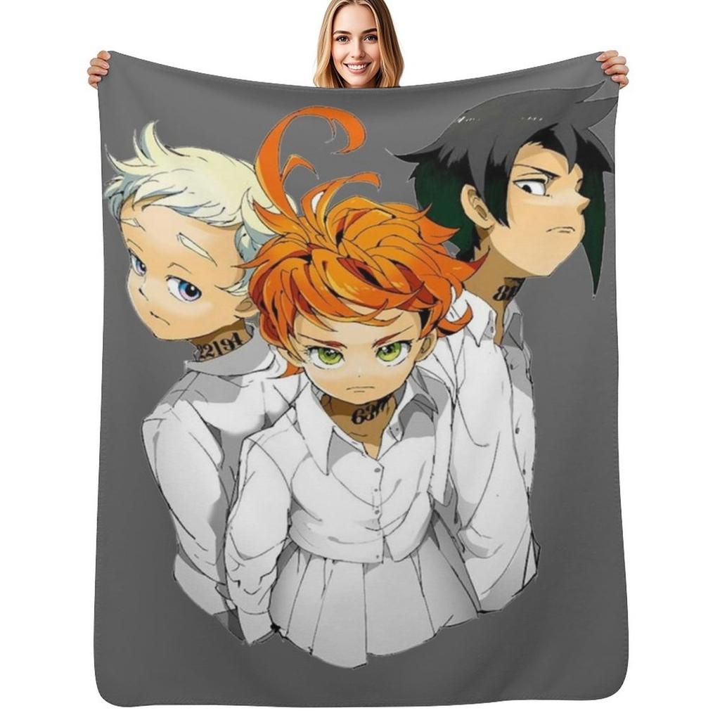 The Promised Neverland Decke Gemütliche Warme Decke für Schlafzimmer Dekoration