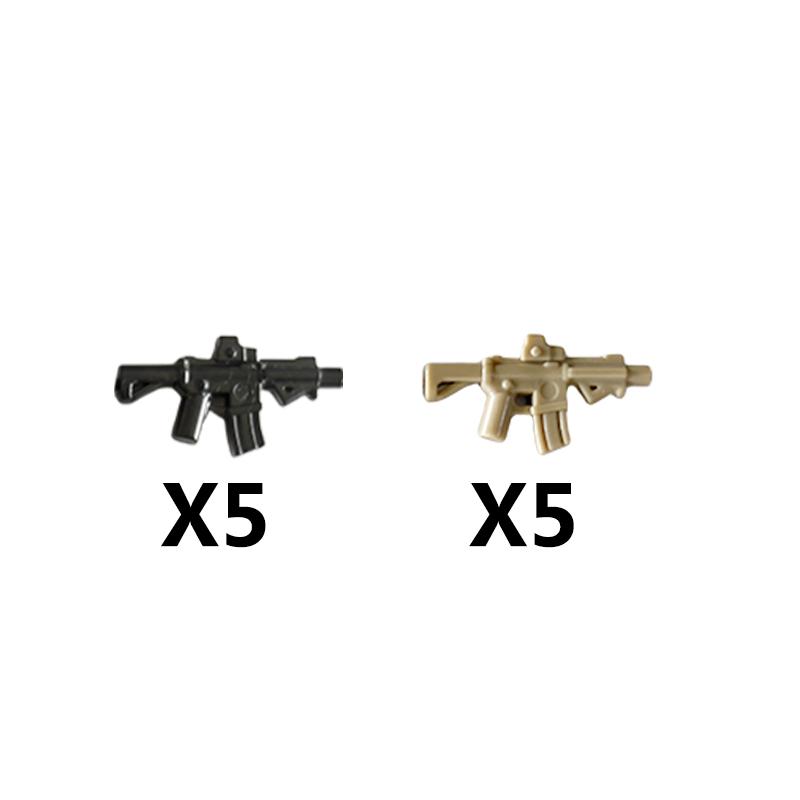 Vojáci Figurky Zbraně Stavebnice Pistole Poposha MP40 Puška AK74 Raketomet Kulka Plamenomet Hračky Dárek T051