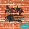 Metal Wall Art Puerto Rico Home Decor, Personalized Iron Plaque for Living Room Kids Room Hanging