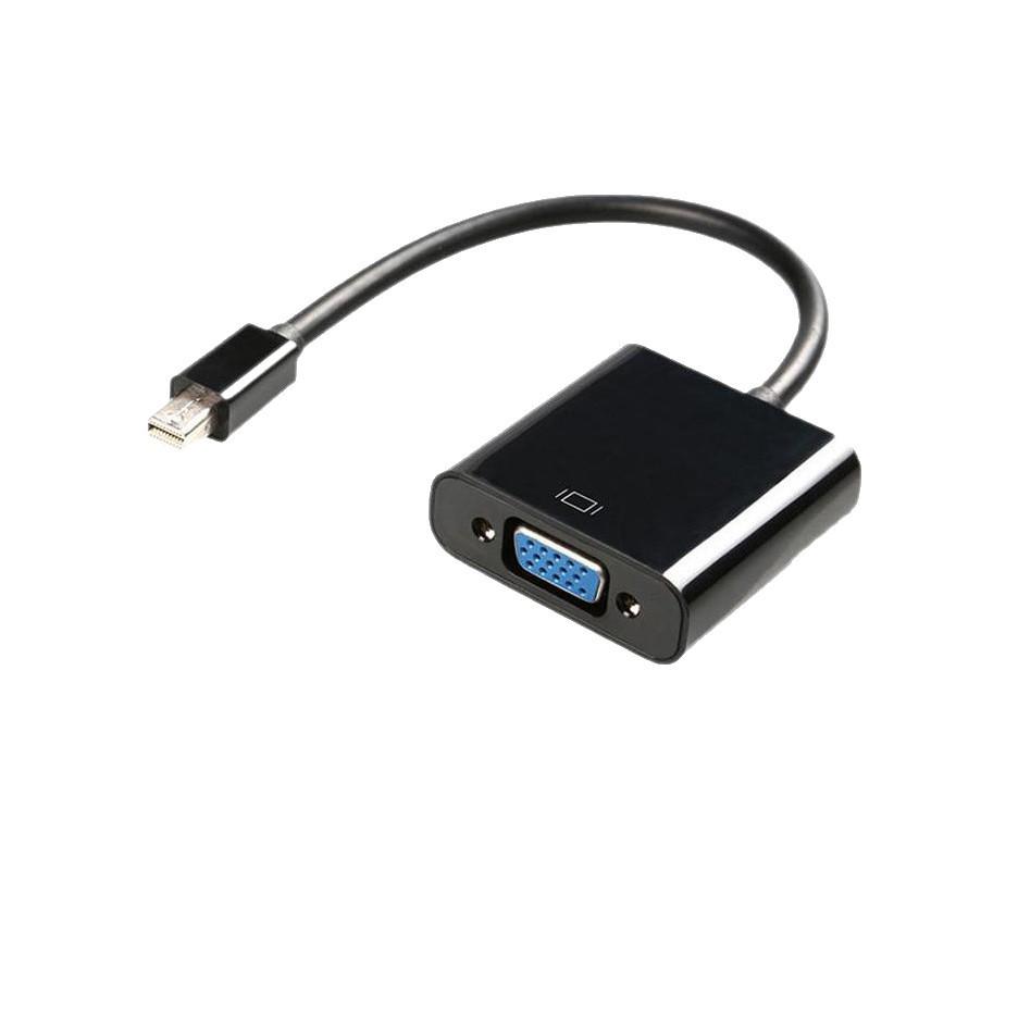Mini DP To VGA Converter: Thunderbolt Adapter for Projector/Monitor