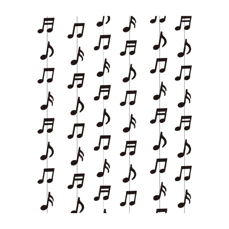 Black Musical Notes Party Decorations To Create Music Atmosphere for Themed Celebration Recycled Paper User Friendly Design