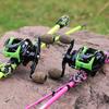 Horgászbotos horgászbot kombók, 5 szekciós horgászbot, horgászbot 12+1BB Baitcasting orsó  
