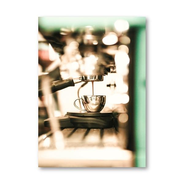 Cappuccino Coffee Machine Photo Espresso Posters and Prints Canvas Painting Cafe Shop Kitchen Decor Wall Art Pictures Gifts
