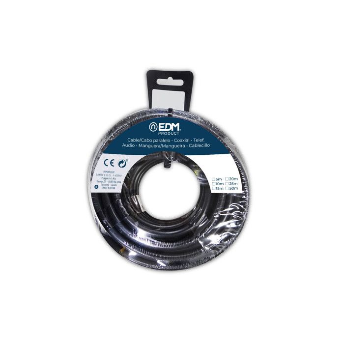 Bobine acrilic negru 4x2,5mm 5mts.