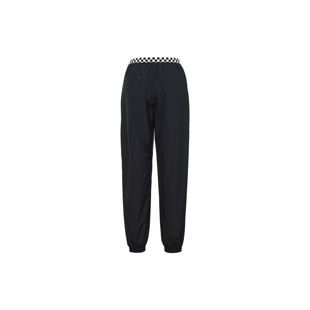 Vans Solid Color Cuffed Casual Pants Unisex Bottoms Black VN0A5JHKBLK