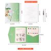 Watercolor Coloring Book Kit Pre Printed Papers for Draw Beginners Adults Stress Relief Anxiety Reduction Art Therapy Craft Set