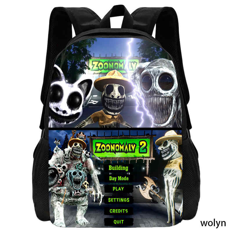 Zoonomaly школьный рюкзак с рисунком из мультфильма, легкий школьный рюкзак Mochila, детские рюкзаки, сумки для девочек, рюкзак для школьников 15inches