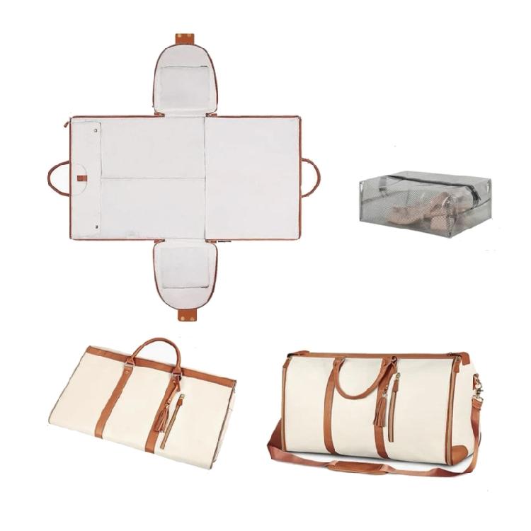 Suit Storage Bag Travel Women PU Folding Travel Bag Large Capacity Hand Luggage