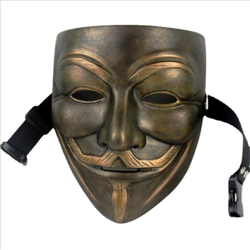 

И Веселая Игривая V-образная Маска, Изготовленная из Смолы для Разных Праздничных Случаев бронзовый