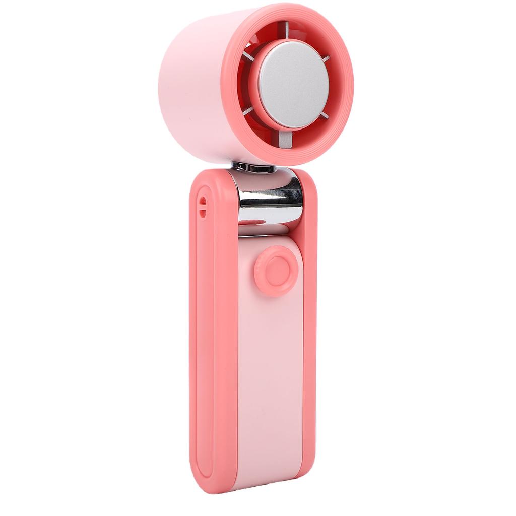Foldable Handheld Cooling Fan 199 Speeds High Speed Ice Cooling Turbo Fan USB Rechargeable with Lanyard LED Display