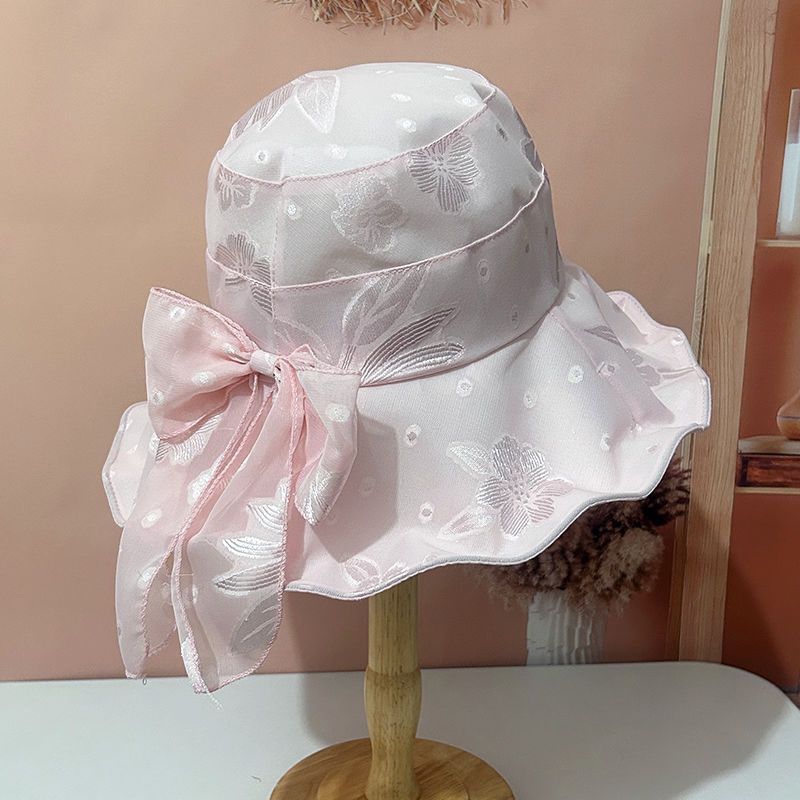 Fisherman's Hat Women's Summer Travel Thin Organza Sun Hat Fashionable Women's Sun Hat Women's Grass Hat