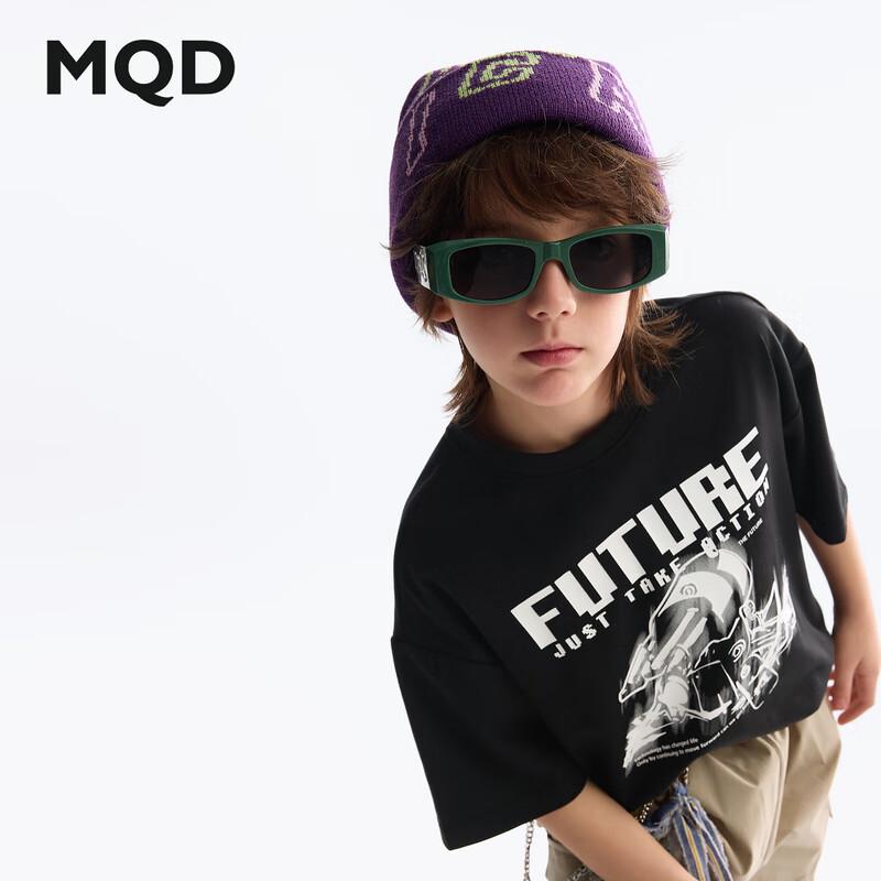 MQD Boys  Summer Quick-Dry T-Shirt & Cropped Pants Set 120cm