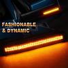 LED Dynamic Turn Signal Light Flowing Water Side Mirror Signal Blinker lamp for Ford F-150 Raptor 2010 2011 2012 2013 2014 12V