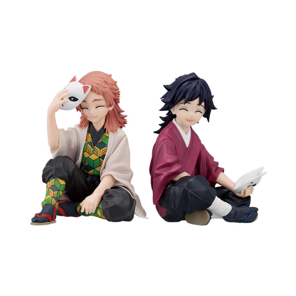 Bandai Ichiban Kuji Demon Slayer : Kimetsu no Yaiba - Bonds of Fate 2 Last One Prize : Giyu Tomioka & Sabito Figure