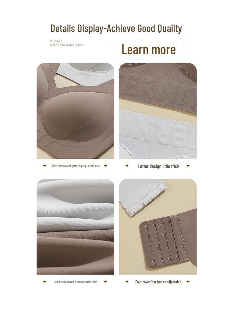 Bezešvá antigravitační podprsenka: Zdvih a podpora pro menší, pevnější vzhled