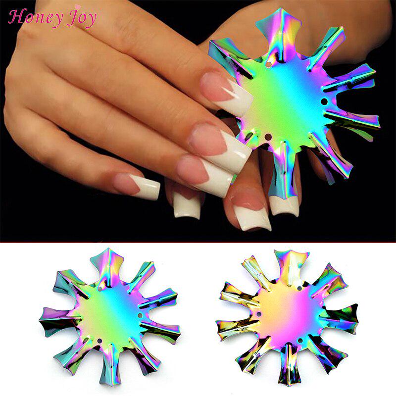 French V/Oval Shape Line Manicure Edge Trimmer Nail Cutter Clipper UV Gel V-Line French Nail Tools