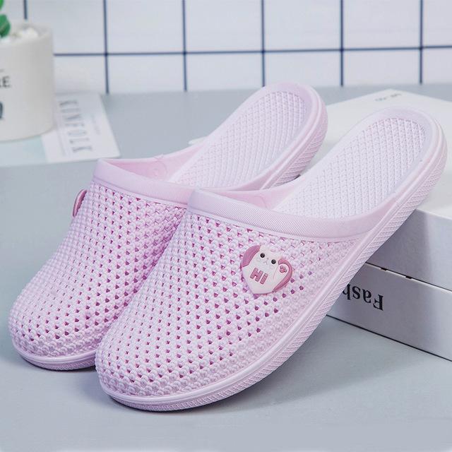 

Летние тапочки, женские туфли с закрытым носком, дышащие шлепанцы, женские, с открытым носком, на шнуровке, на открытом воздухе, женские, на плоской подошве, женские 37