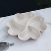 "Heart-Shaped European Fruit Plate for Creative Home Decor - Divided Candy Plate"