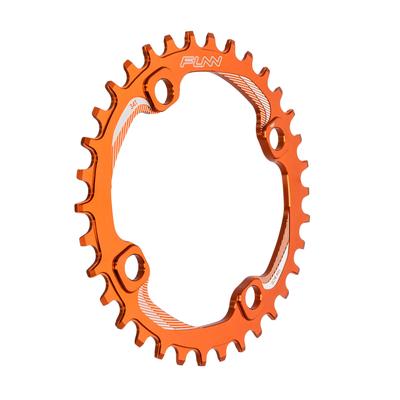 Plateau Funn Solo Narrow Wide, Entraxe 104mm (34T, Orange)