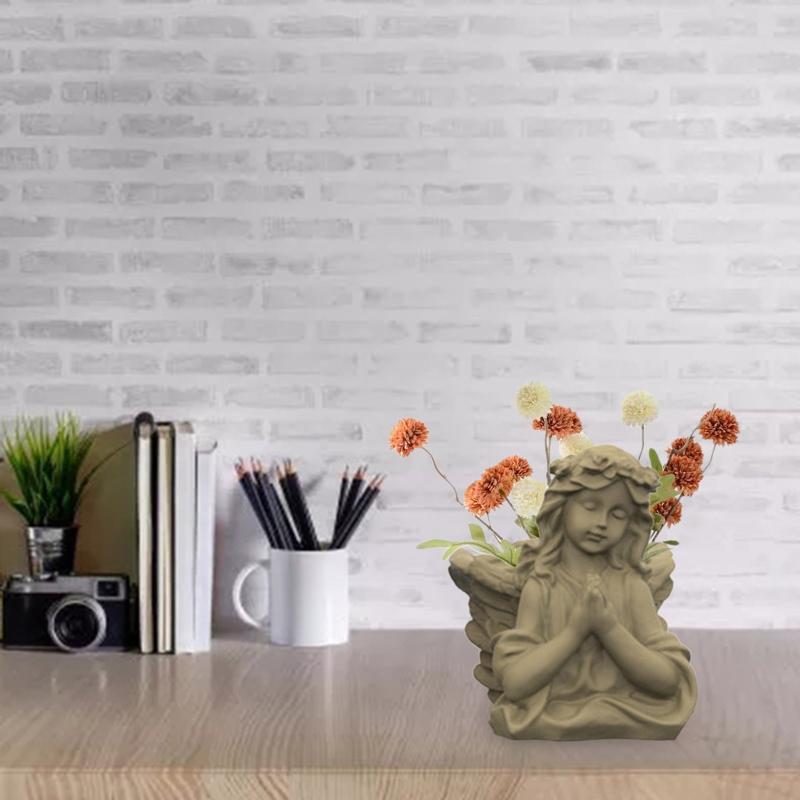 Sukkulenten Blumentopf Harz Silikonform Geeignet für DIY Garten Beton Blumentopf Stifthalter Handwerk Heimdekor