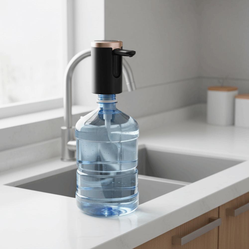 Foldable Automatic Water Dispenser Long Battery Life Rechargeable Electric Gallon Bucket Pump Dust-proof Water Outlet