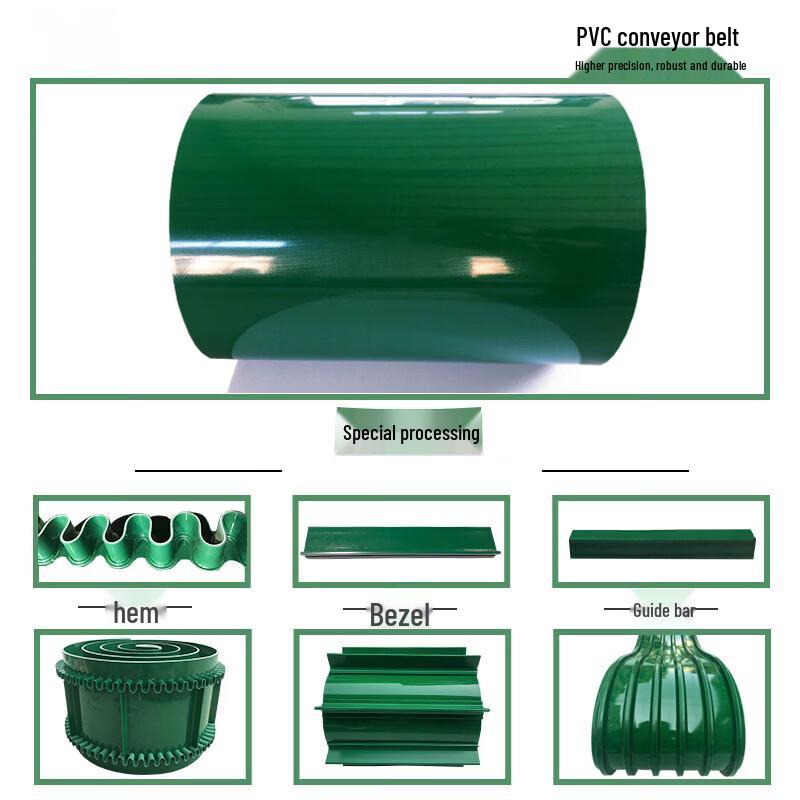 Green PVC Conveyor Belt