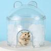 Practical Hamsters Cooling Solution Safe Ice House Hollow Designs Sleep Nest For Hamster Summer Comfort