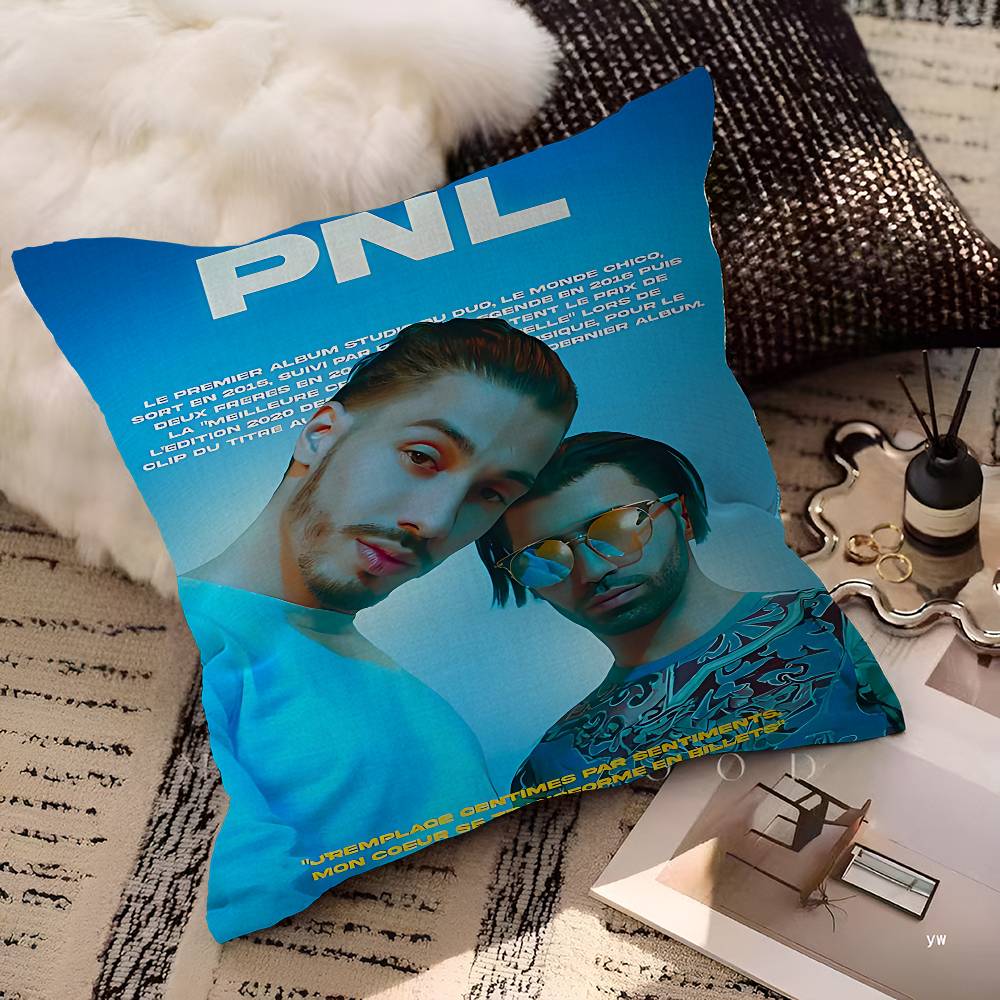 PNL QLF Rapper Singer Cushion Cover Inches Farmhouse Decor Home Throw Pillow Covers For Couch Decorations 30x30 cm