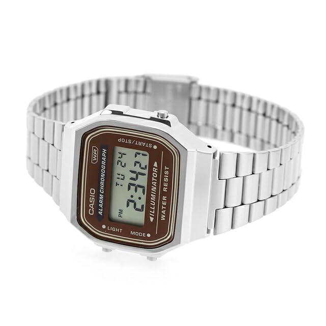 [CASIO] Vintage Digital Quartz Watch A168WA-5AY Parallel Import Silver