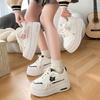 Brand platform sports women's autumn new versatile small height-increasing muffin board shoes