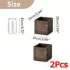 1/2/4PC Small Home Flower Box Table Pencil Holder Bohemian Wooden Planter Wedding Square Rustic Garden