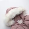 Autumn Winter Girls Jackets Keep Warm Thickening Kids Jacket Solid Hooded Casual Girls Coat Kids Clothes