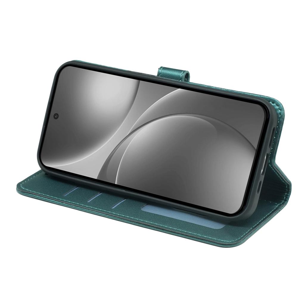 Etui Portfelowe z Magnetycznym Zapięciem i Paskiem na Telefon Skórzane do Oppo Find X9 Pro 5G