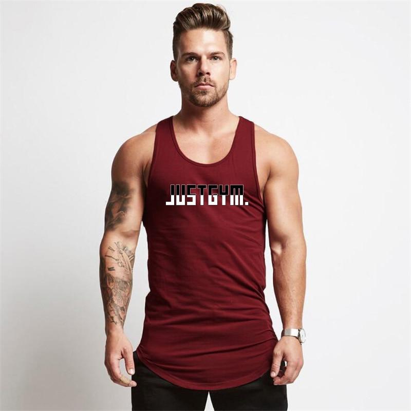 Do The Work  Muscleguys Brand Gym Sports Bodybuilding Fitness Summer Breathable Casual O-neck Letter Printed Mens Streetwear Tank Top