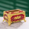 European Style Tissue Box Holder Light Luxury Tissue Dispenser Napkin Holder  Restaurants