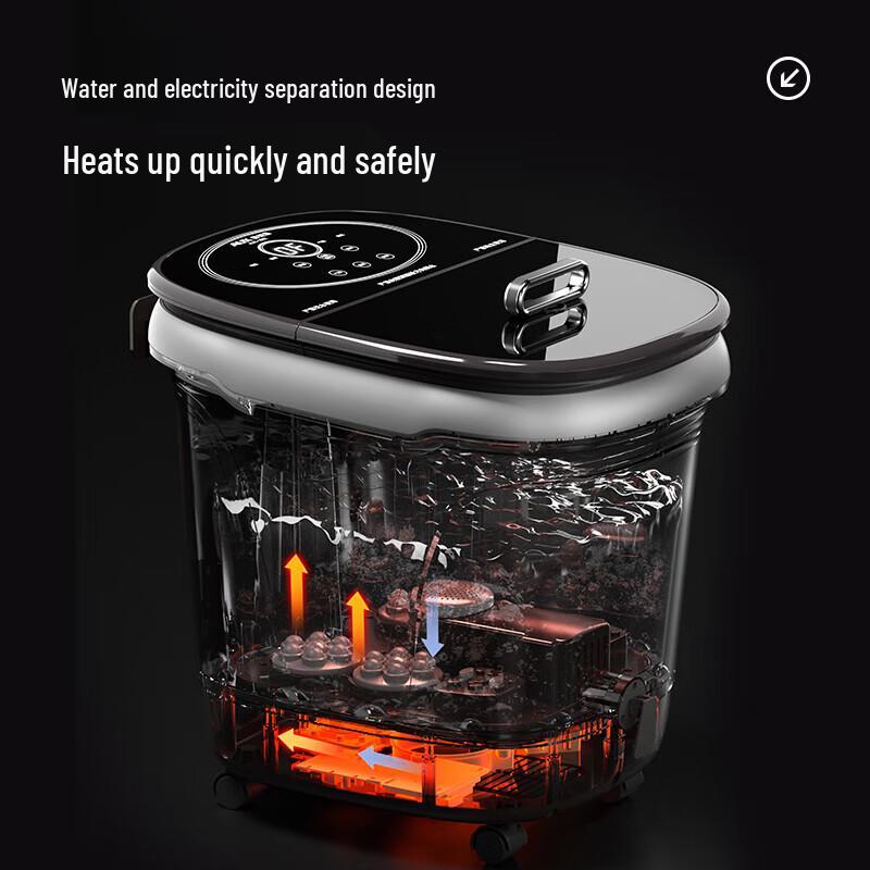 AUX Electric Heated Foot & Leg Spa Massager CN plug (adapter included)