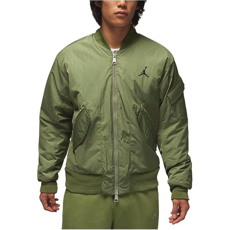New Jordan Puffer Jackets Men's Green FB7317-340