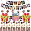 One Piece Anime Themed Birthday Party Decor Supplies Suit Banner Topper Balloon