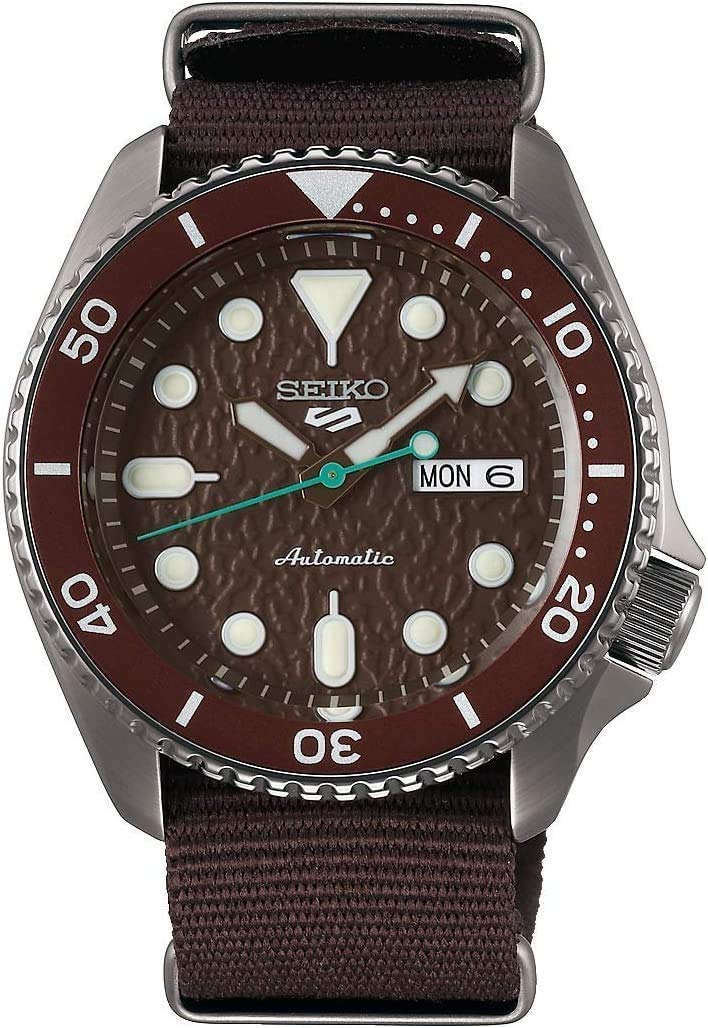 

Seiko 5 Sports Automatic Mechanical Limited Seiko Five Sports Brown Watch, Edition, Men s, SRPD85, [Used]