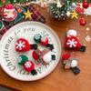 Christmas Tree Santa Claus Hairpin Christmas Hat Small Hair Clip Creative Christmas Hair Clip  Kids
