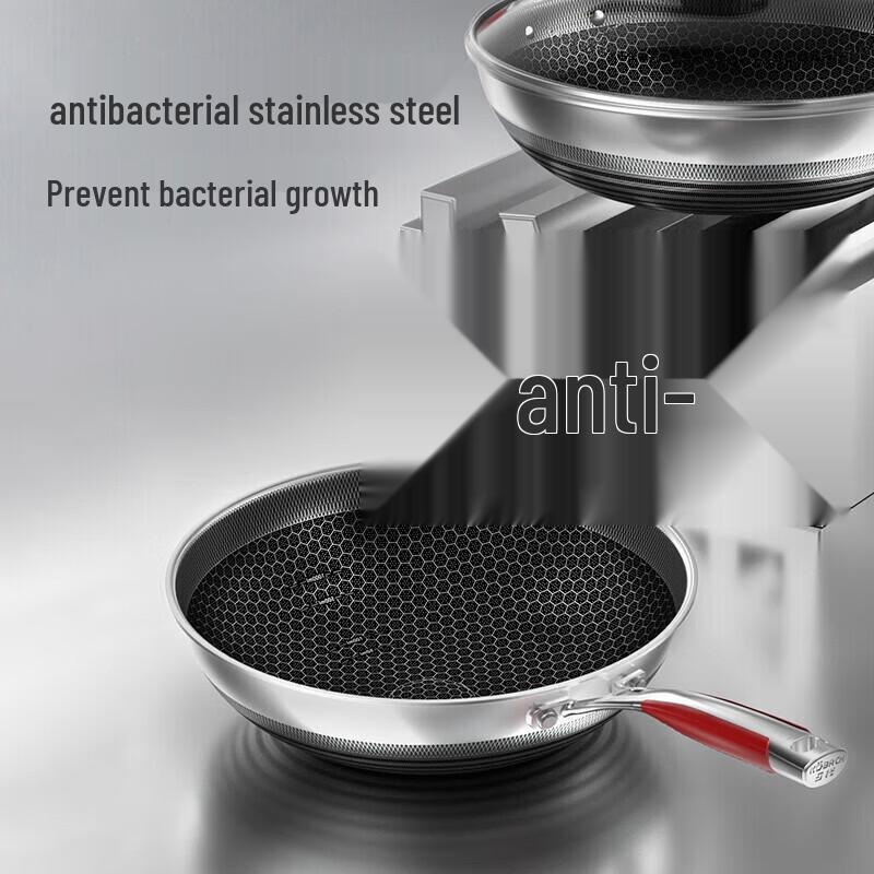 KÖBACH 5th Gen Antibacterial Honeycomb Non-stick Wok 32cm