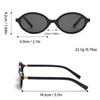 Unisex Retro Oval Versatile for Multiple Scenes Everyday Fashion Accessory Everyday Fashion Glasses
